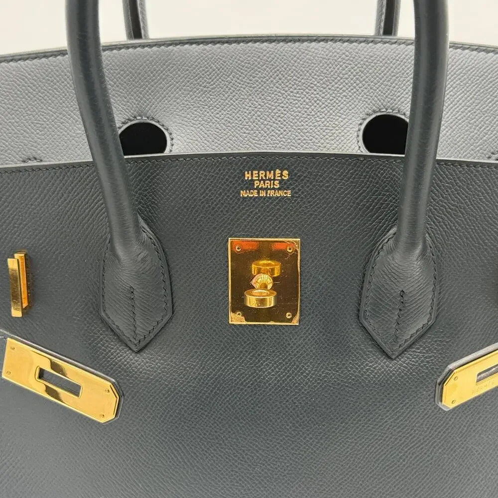 Birkin 35 Epsom Indigo - Picture 11 of 13